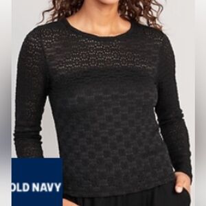 BNWT Old Navy - XXL Tall - Lace/Mesh See Through Long Sleeve